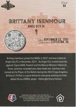 2023 Parkside NWSL Collection #86 Brittany Isenhour Back