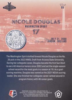 2023 Parkside NWSL Collection #89 Nicole Douglas Back