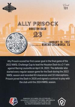 2023 Parkside NWSL Collection #131 Ally Prisock Back