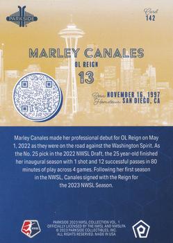 2023 Parkside NWSL Collection #142 Marley Canales Back