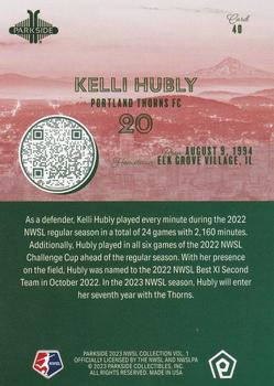 2023 Parkside NWSL Collection - Foil #40 Kelli Hubly Back