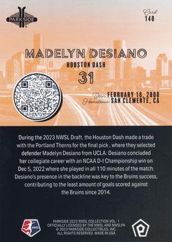 2023 Parkside NWSL Collection - Foil #140 Madelyn Desiano Back