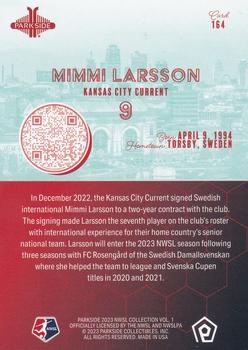 2023 Parkside NWSL Collection - Foil #164 Mimmi Larsson Back