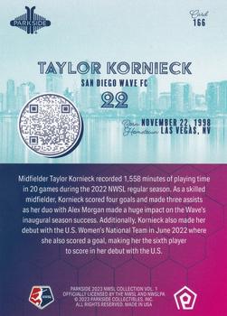 2023 Parkside NWSL Collection - Foil #166 Taylor Kornieck Back