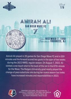 2023 Parkside NWSL Collection - Foil #170 Amirah Ali Back