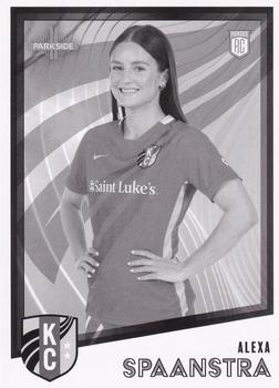 2023 Parkside NWSL Collection - Black and White #20 Alexa Spaanstra Front