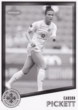 2023 Parkside NWSL Collection - Black and White #48 Carson Pickett Front