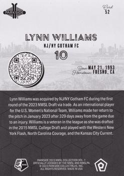 2023 Parkside NWSL Collection - Black and White #52 Lynn Williams Back