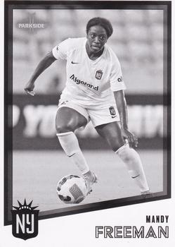2023 Parkside NWSL Collection - Black and White #137 Mandy Freeman Front