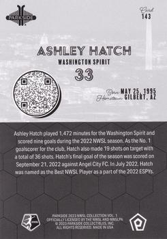 2023 Parkside NWSL Collection - Black and White #143 Ashley Hatch Back