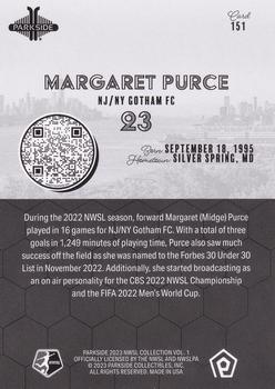 2023 Parkside NWSL Collection - Black and White #151 Margaret Purce Back