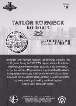 2023 Parkside NWSL Collection - Black and White #166 Taylor Kornieck Back