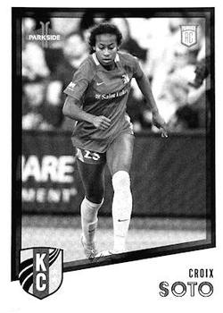 2023 Parkside NWSL Collection - Black and White #291 Croix Soto Front