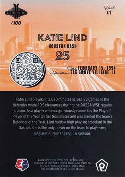 2023 Parkside NWSL Collection - Shimmer #41 Katie Lind Back