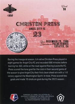 2023 Parkside NWSL Collection - Shimmer #90 Christen Press Back