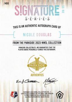 2023 Parkside NWSL Collection - Signature Series #SS-ND Nicole Douglas Back