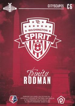 2023 Parkside NWSL Collection - Cityscapes #C6 Trinity Rodman Back