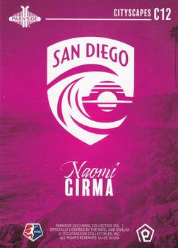 2023 Parkside NWSL Collection - Cityscapes #C12 Naomi Girma Back