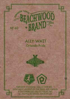 2023 Parkside NWSL Collection - Beachwood (Vol. 1) #60 Ally Watt Back