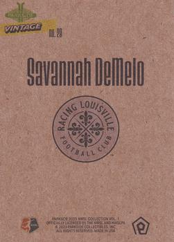 2023 Parkside NWSL Collection - Vintage #28 Savannah DeMelo Back