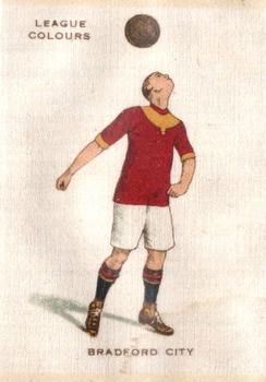 1914 Godfrey Phillips League Colours (small silks) #NNO Bradford City Front