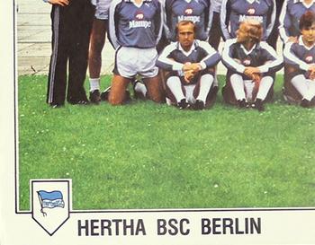 1978-79 Panini Fussball Bundesliga '79 Stickers #343 Hertha BSC Berlin 3 Front