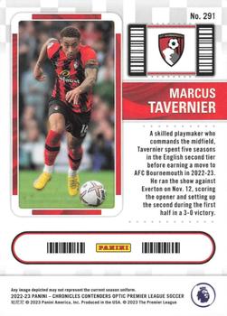 2022-23 Panini Chronicles - Contenders Optic Rookie Ticket Premier League #291 Marcus Tavernier Back
