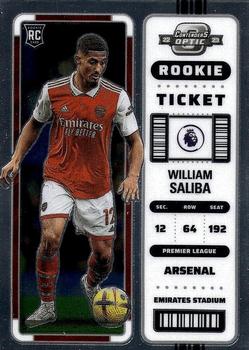 2022-23 Panini Chronicles - Contenders Optic Rookie Ticket Premier League #292 William Saliba Front
