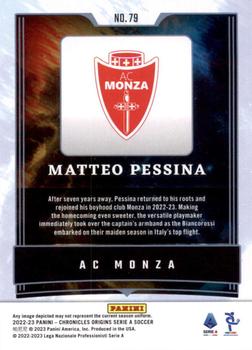 2022-23 Panini Chronicles - Origins Serie A #79 Matteo Pessina Back