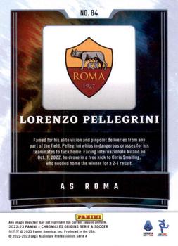 2022-23 Panini Chronicles - Origins Serie A #84 Lorenzo Pellegrini Back