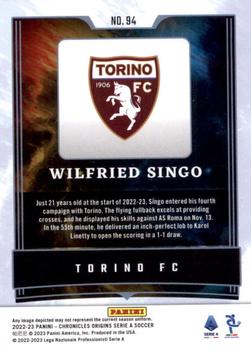 2022-23 Panini Chronicles - Origins Serie A #94 Wilfried Singo Back