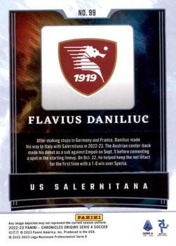 2022-23 Panini Chronicles - Origins Serie A #99 Flavius Daniliuc Back