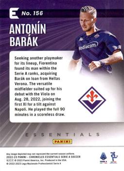 2022-23 Panini Chronicles - Essentials Serie A #156 Antonin Barak Back