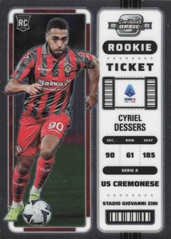2022-23 Panini Chronicles - Contenders Optic Rookie Ticket Serie A #298 Cyriel Dessers Front