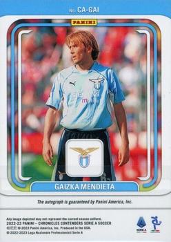 2022-23 Panini Chronicles - Contenders Autographs Serie A #CA-GM Gaizka Mendieta Back