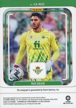 2022-23 Panini Chronicles - Contenders Autographs La Liga #CA-RUS Rui Silva Back