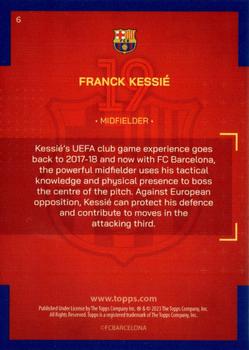 2022-23 Topps FC Barcelona Team Set - Icy Foil #6 Franck Kessié Back