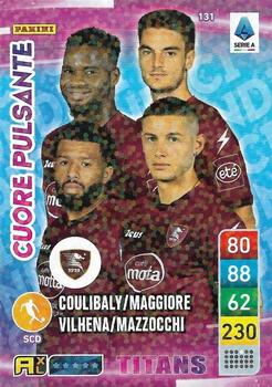 2023 Panini Adrenalyn XL Calciatori Titans #131 Giulio Maggiore / Lassana Coulibaly / Pasquale Mazzocchi / Tonny Vilhena Front