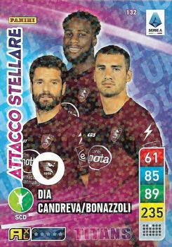 2023 Panini Adrenalyn XL Calciatori Titans #132 Antonio Candreva / Boulaye Dia / Federico Bonazzoli Front