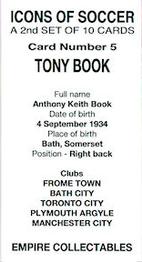 2023 Empire Collectables Icons of Soccer (Series 2) #5 Tony Book Back