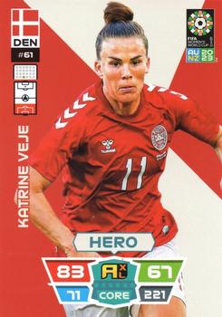 2023 Panini Adrenalyn XL Women's World Cup #61 Katrine Veje Front