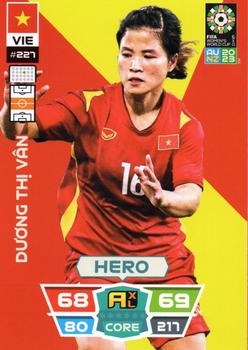 2023 Panini Adrenalyn XL Women's World Cup #227 Dương Thị Vân Front