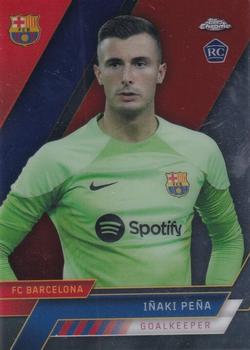 2022-23 Topps Chrome FC Barcelona: Més Que Un Club #23 Iñaki Peña Front