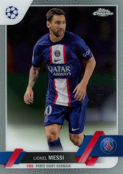 2022-23 Topps Chrome UEFA Club Competitions #1 Lionel Messi Front