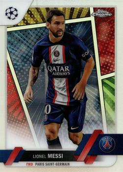 2022-23 Topps Chrome UEFA Club Competitions #1 Lionel Messi Front