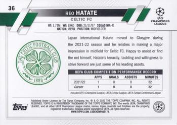 2022-23 Topps Chrome UEFA Club Competitions #36 Reo Hatate Back