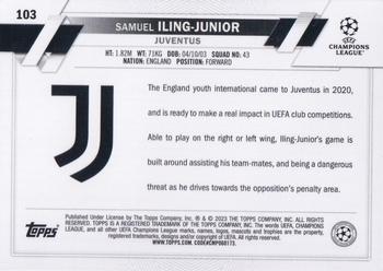 2022-23 Topps Chrome UEFA Club Competitions #103 Samuel Iling-Junior Back