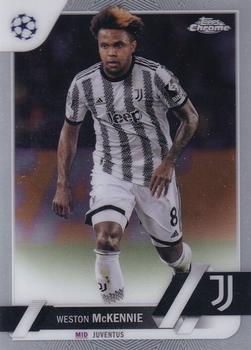 2022-23 Topps Chrome UEFA Club Competitions #115 Weston McKennie Front