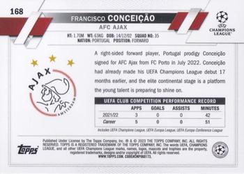 2022-23 Topps Chrome UEFA Club Competitions #168 Francisco Conceição Back