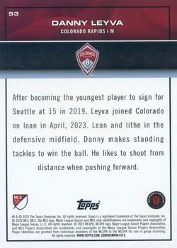 2023 Topps MLS #93 Danny Leyva Back